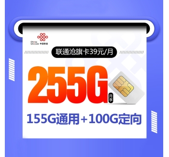 172联通沧旗卡【39元255G+视频会员】